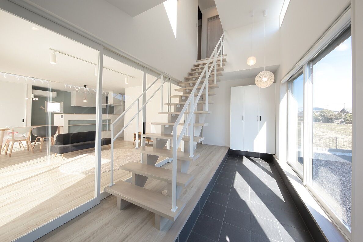 古郡ホーム 自然の恵みを存分に受けられる土間空間とＬＤＫが繋がる住まいの建築実例画像3