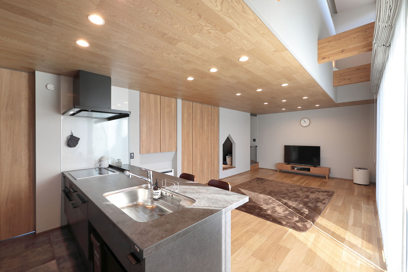 古郡ホーム 【間取り図あり/33.8坪】賑わいのある大きなテラスの家の建築実例画像4