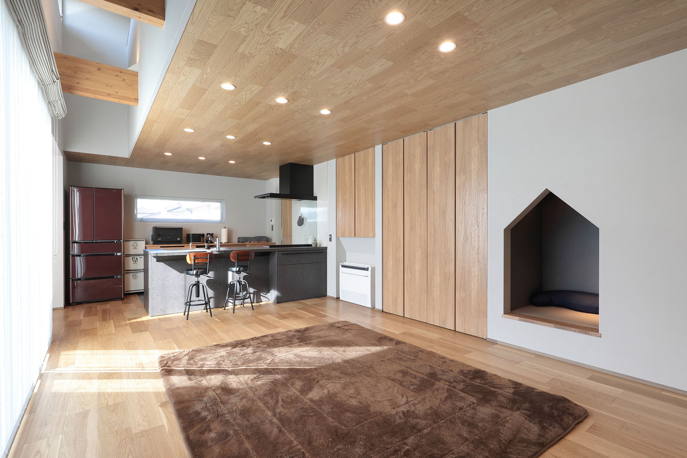 古郡ホーム 【間取り図あり/33.8坪】賑わいのある大きなテラスの家の建築実例画像6