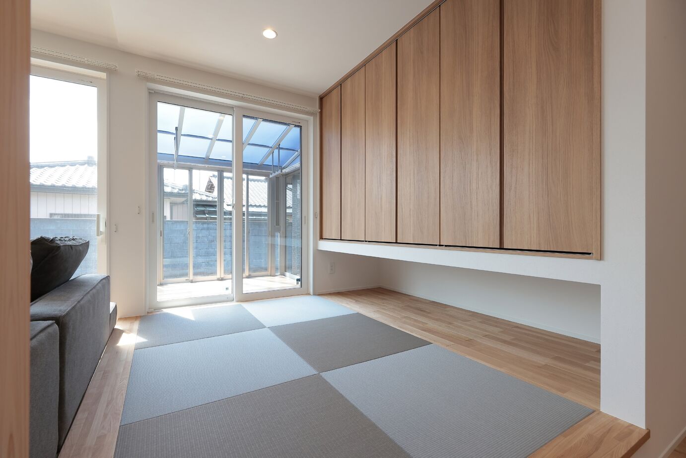 古郡ホーム 【間取り図あり/平屋】「勾配天井の開放感×家事ラク動線」理想の暮らしを叶えた住まいの建築実例画像3