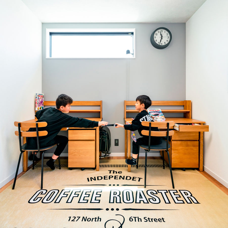 一級建築士事務所　上野工務店 【高槻市・1000万円台・キューブ型デザイン】シンプルでカッコいい。子育て＋家事がしやすい家の建築実例画像3