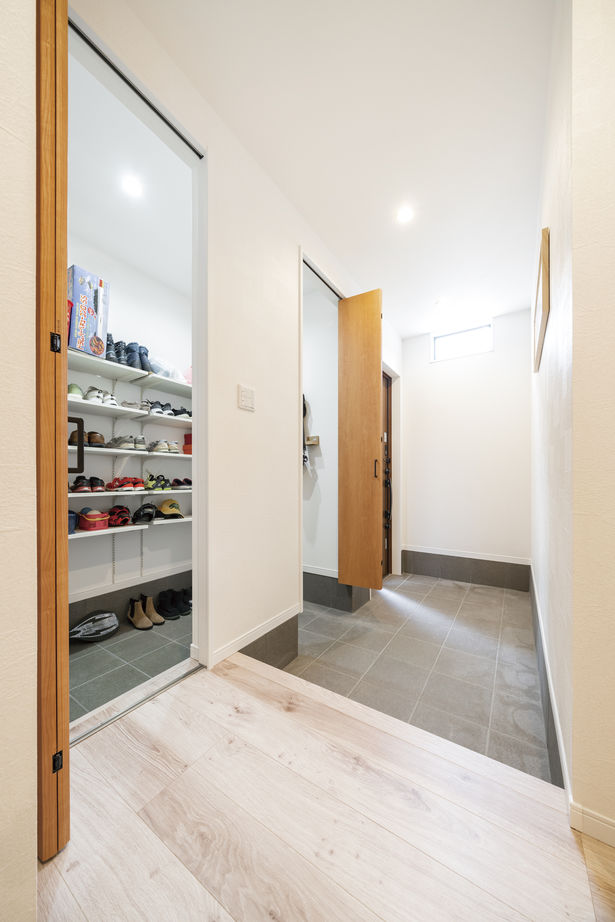 一級建築士事務所　上野工務店 【茨木市・間取り図あり・キューブ型デザイン】３LDKから５LDKまで変化できる間取りの建築実例画像7