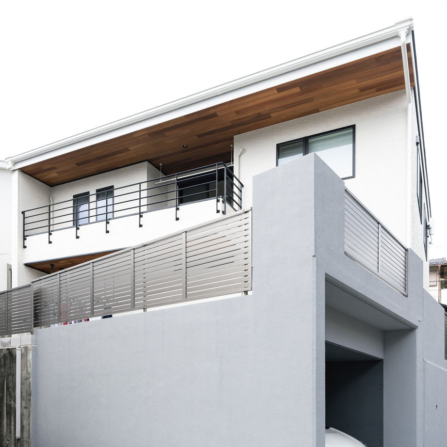 一級建築士事務所　上野工務店 【茨木市・間取り図あり・キューブ型デザイン】３LDKから５LDKまで変化できる間取りの建築実例画像10