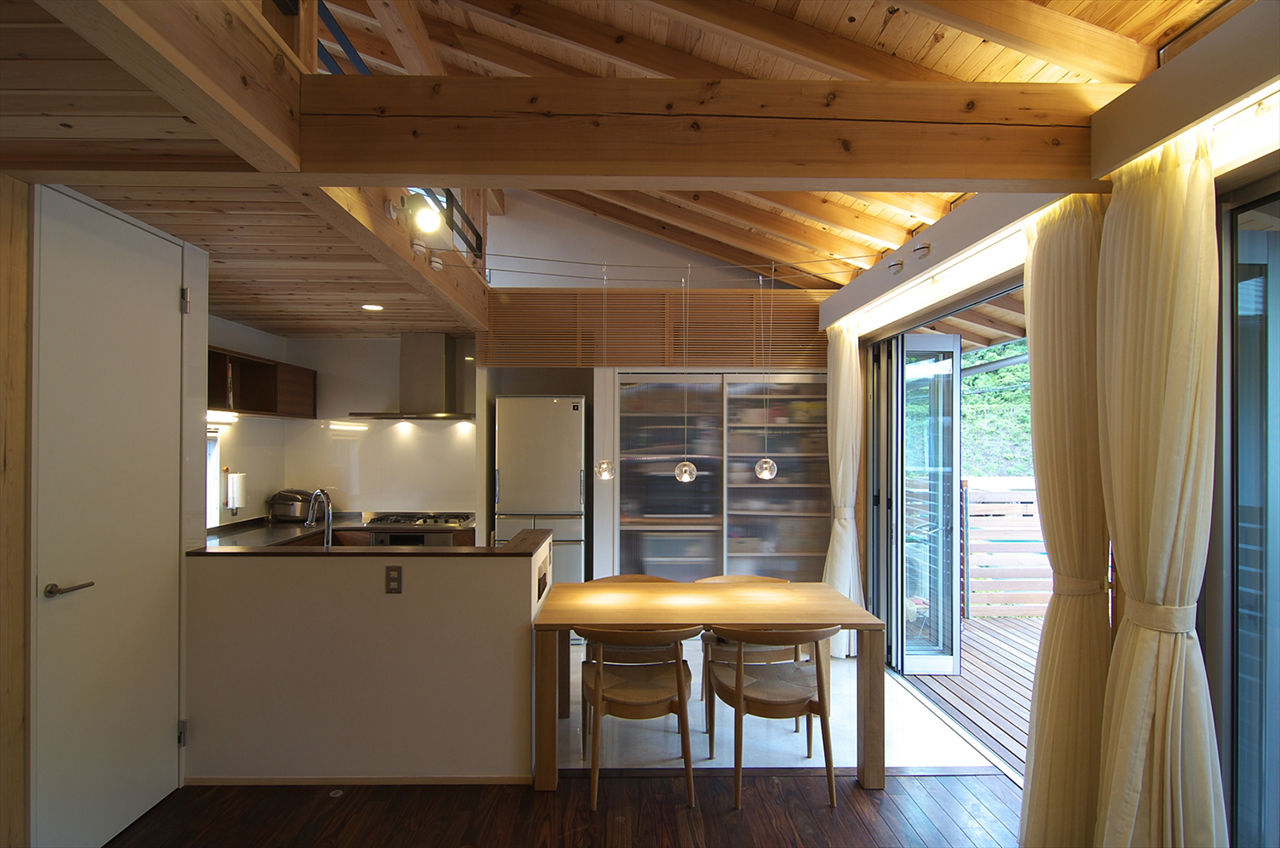 TENアーキテクツ一級建築士事務所 【建築士と建てた家＋二世帯住戸＋自然素材】２階のLDK上部には、富士山が眺められるロフトも設置の建築実例画像3