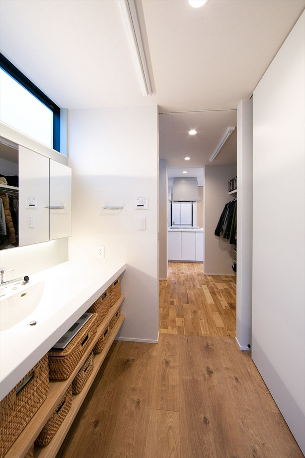 TENアーキテクツ一級建築士事務所 【建築士と建てた家＋二世帯住宅＋薪ストーブ】世帯で棟屋を分離しながらも連携フォルムの美観を実現の建築実例画像7