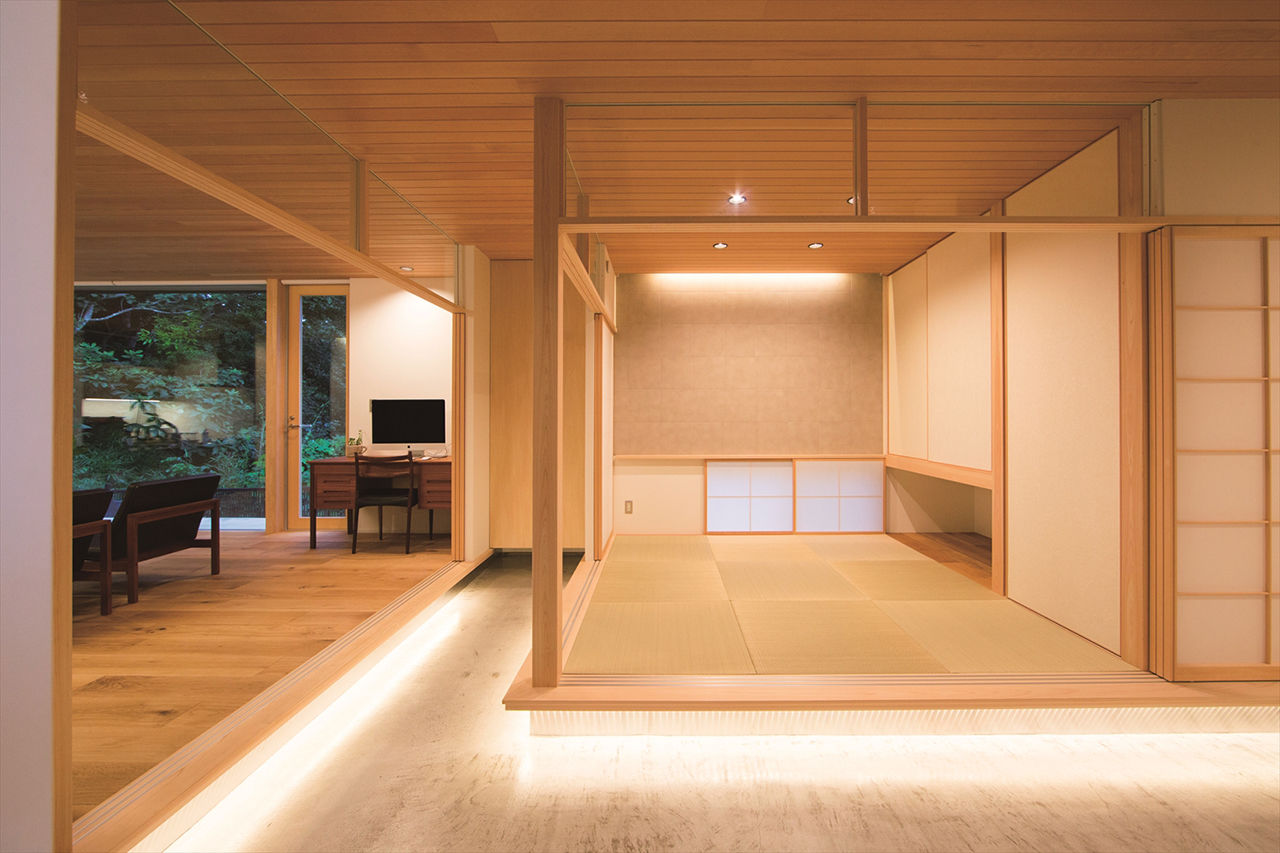 TENアーキテクツ一級建築士事務所 【建築士と建てた家×店舗併用×大開口×土間】写真スタジオを併設した大開口のパノラマウインドウのある家の建築実例画像4