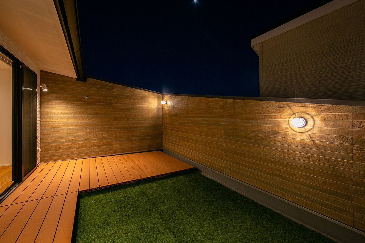 TENアーキテクツ一級建築士事務所 【建築士と建てた家×3階建て×インナーガレージ】約30坪でも庭が欲しい。そこでルーフバルコニーを計画の建築実例画像8