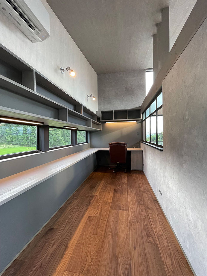 TENアーキテクツ一級建築士事務所 【建築士と建てた家＋インナーガレージ＋スキップフロア】高低差をデザインに活かしたアート作品のような家の建築実例画像8