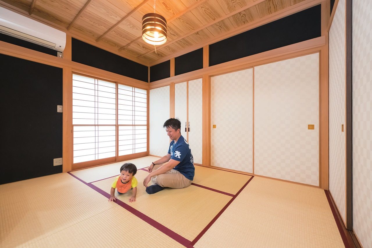 三上建設 【2500～3000万円|50坪台|間取り】リビングから愛車を楽しむ。将来も見据えた、ビルトインガレージ付きの家の建築実例画像7