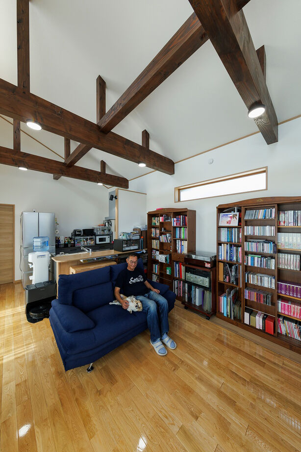 三上建設 【2000万円台|20坪台|間取り図有】趣味を思う存分楽しめる、インナーガレージ付きの平屋の建築実例画像2