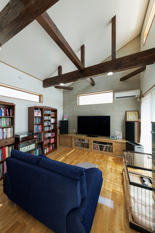 三上建設 【2000万円台|20坪台|間取り図有】趣味を思う存分楽しめる、インナーガレージ付きの平屋の建築実例画像3