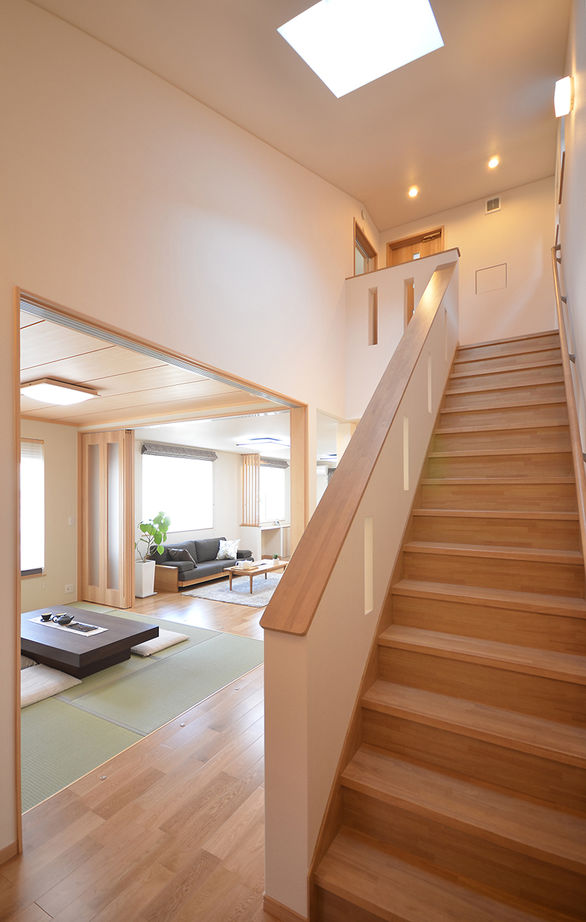 北新建工 【3000万円台｜富山市】外断熱と新換気で、仕切りのない開放的な間取りに！将来に備えた平屋ライクの家の建築実例画像5