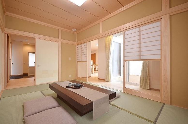 北新建工 【3000万円台前半/富山市/収納充実/家事導線】大きな窓で明るい空間。ウッドデッキを囲む家の建築実例画像10