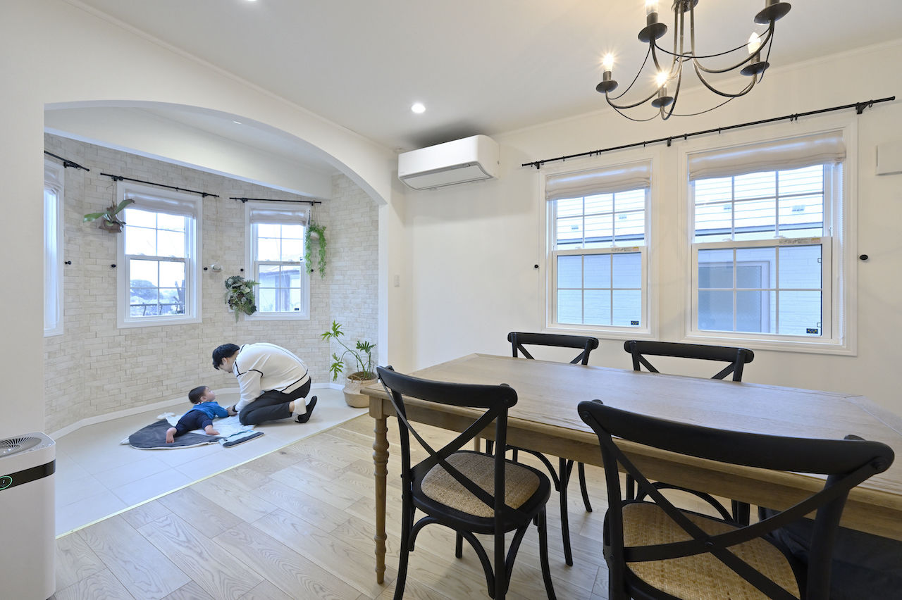 セルコホーム　横浜支店 【30坪台/クイーンアン・スタイル/間取図】プライバシーと眺望を両立する2階リビングの住まいの建築実例画像6