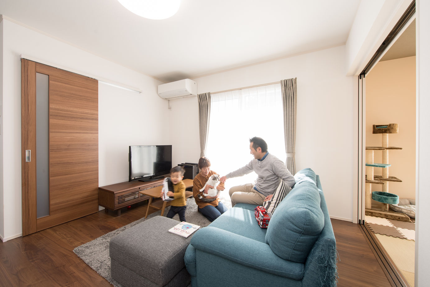 アルプスピアホーム ペットも家族！暖かい家で心地よく、家族が楽しく暮らすの建築実例画像2