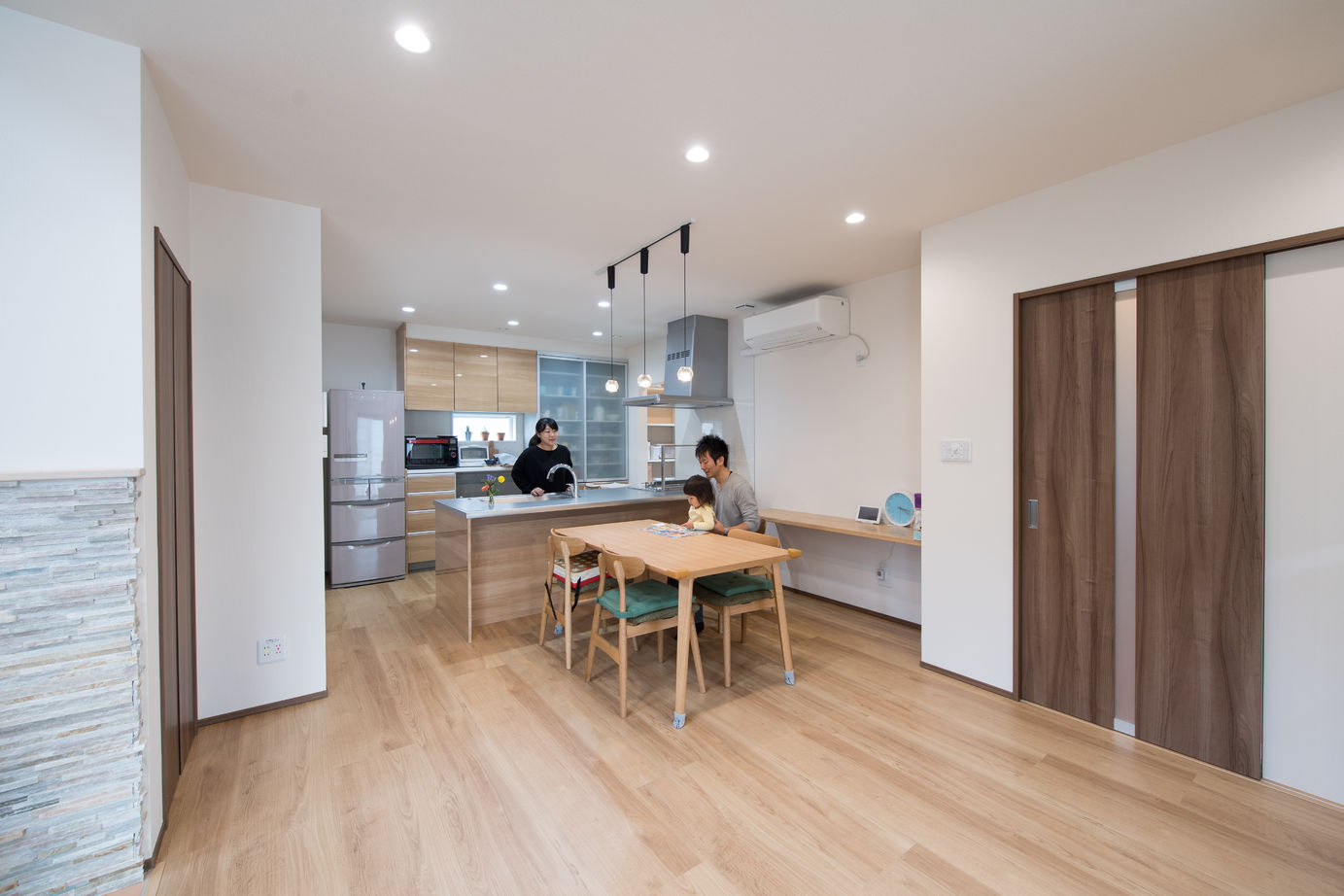 アルプスピアホーム 北アルプスを臨む、解放感あふれる家の建築実例画像4