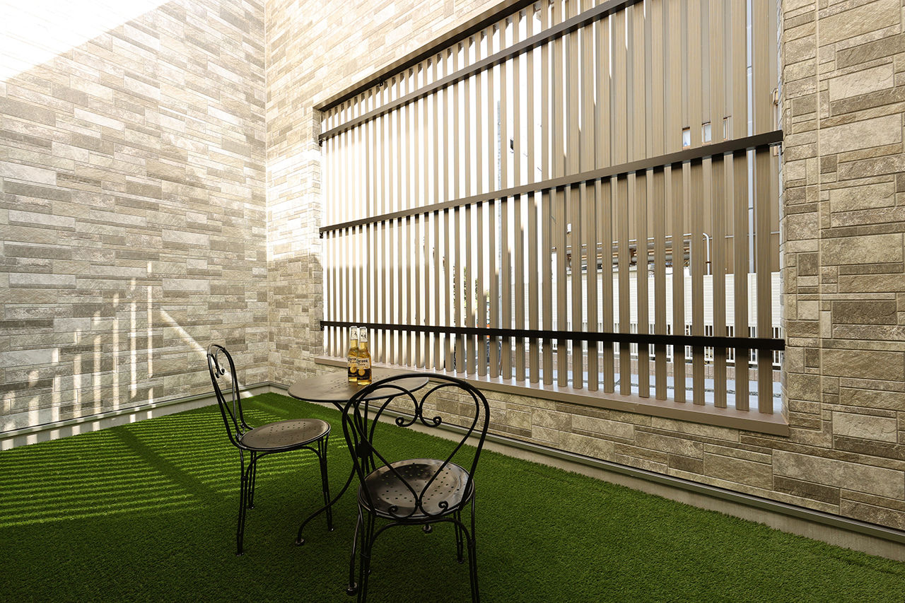 相馬建設 【間取図有｜2500万円～2999万円｜こだわりデザイン＆テラス】カフェ風のお洒落なLDKで友人たちとパーティの建築実例画像6