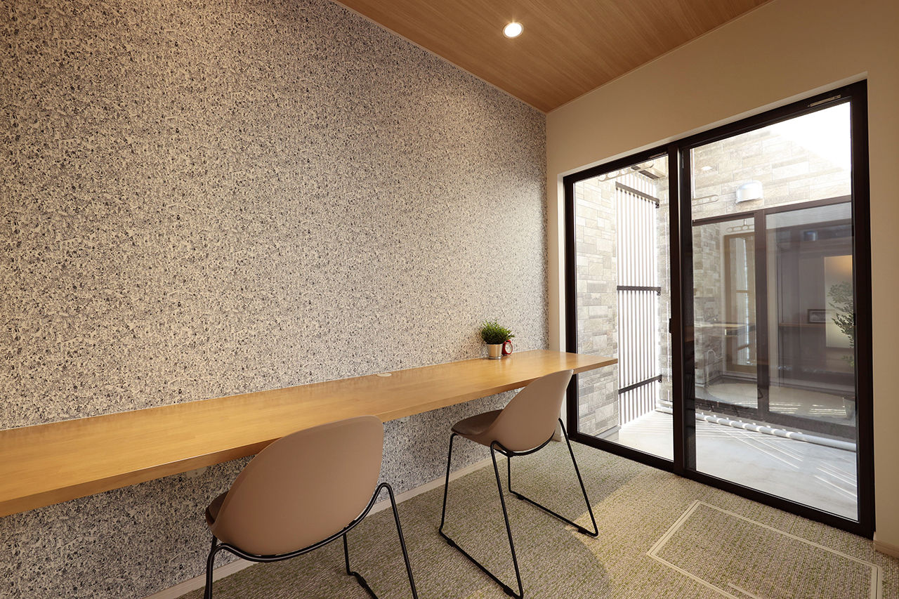 相馬建設 【間取図有｜2500万円～2999万円｜こだわりデザイン＆テラス】カフェ風のお洒落なLDKで友人たちとパーティの建築実例画像7