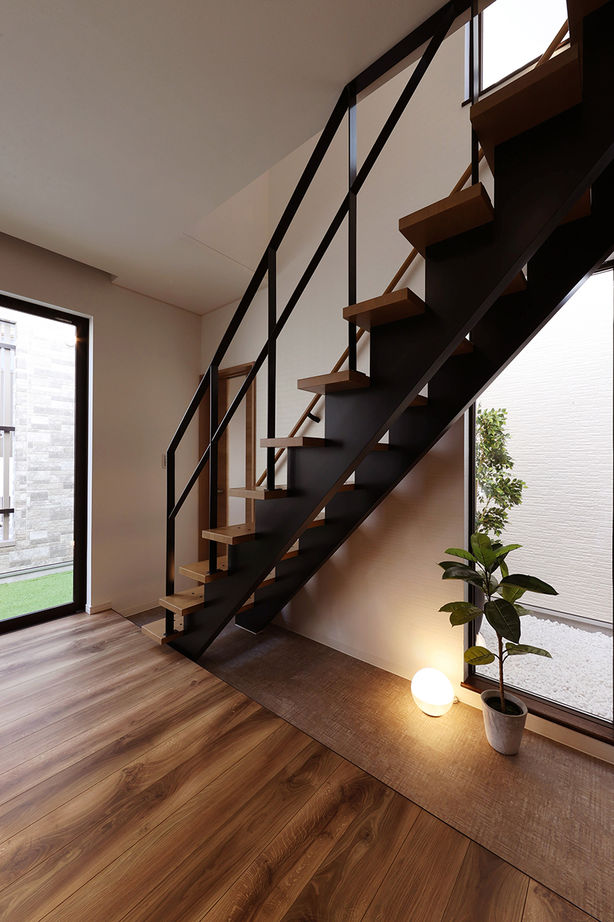 相馬建設 【間取図有｜2500万円～2999万円｜こだわりデザイン＆テラス】カフェ風のお洒落なLDKで友人たちとパーティの建築実例画像8