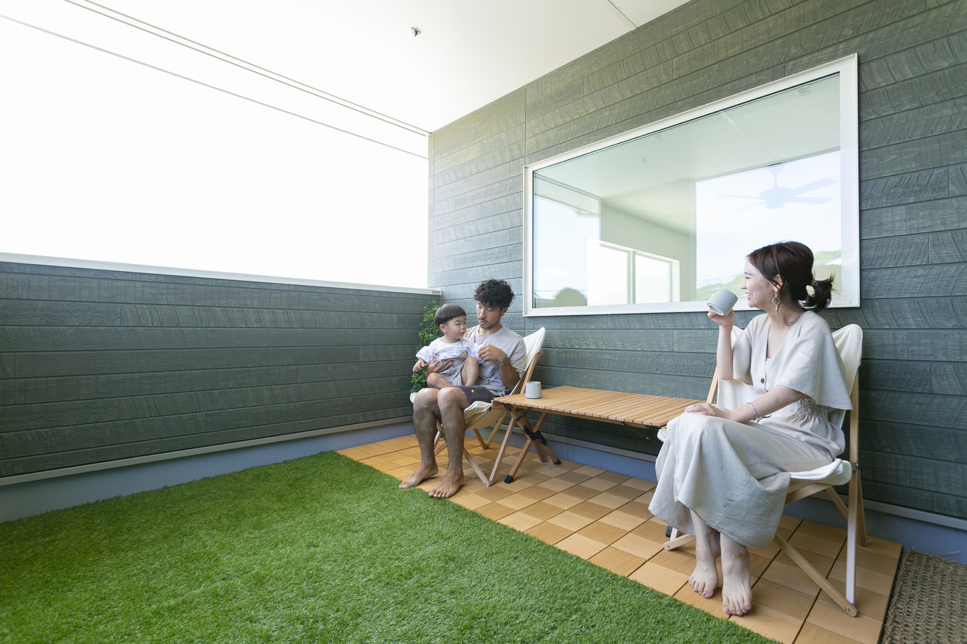 辰巳住宅 【間取り図あり/４LDK＋DEN】解放感あふれる間取りの家の建築実例画像6