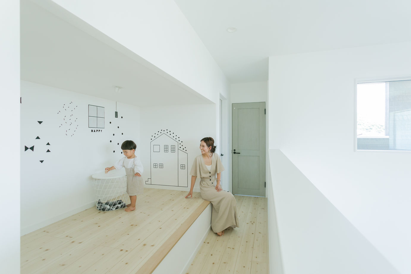 辰巳住宅 【間取り図あり/４LDK＋DEN】解放感あふれる間取りの家の建築実例画像7