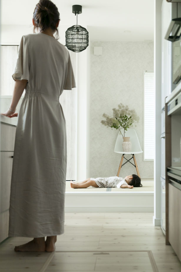 辰巳住宅 【間取り図あり/４LDK＋DEN】解放感あふれる間取りの家の建築実例画像9