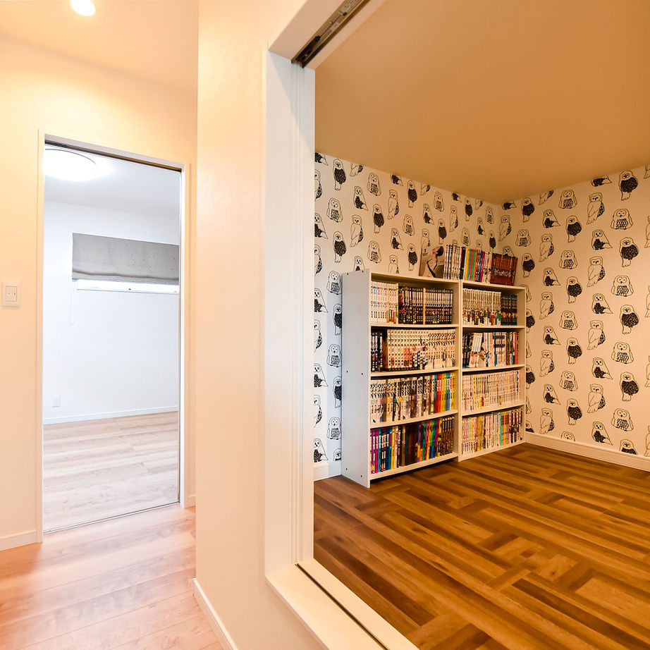 辰巳住宅 【間取り図あり/ DEN＋ウッドデッキ】カーテンレスでゆとりの住まいの建築実例画像9