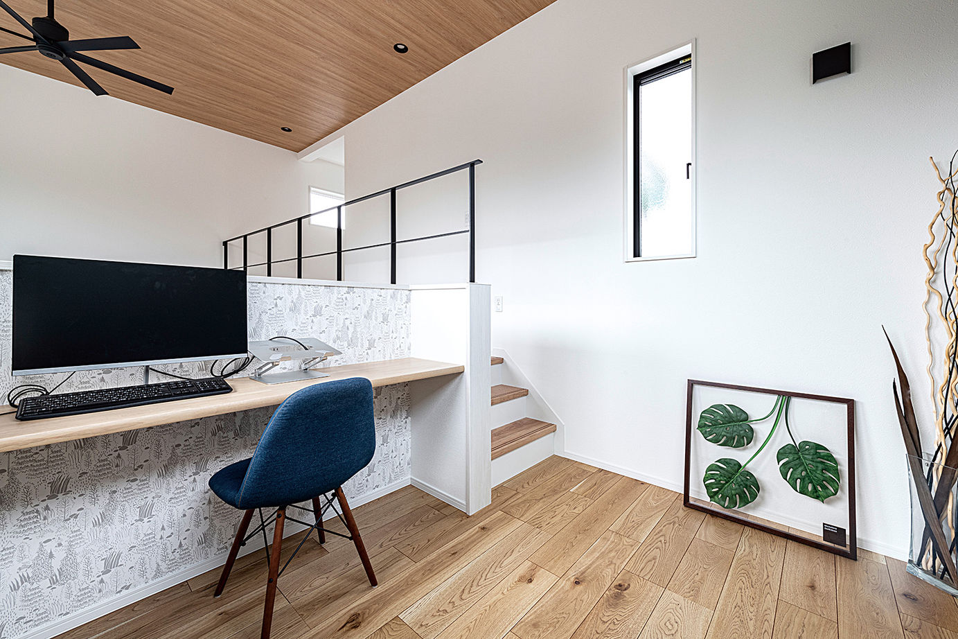 辰巳住宅 【間取り図有/ペットと暮らす】北欧スタイル×吹き抜けリビング×スキップフロア。スムーズ動線の家の建築実例画像7