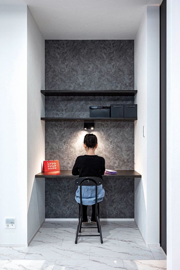 辰巳住宅 【間取り図あり/３LDK＋和室】間接照明が彩る平屋の建築実例画像7