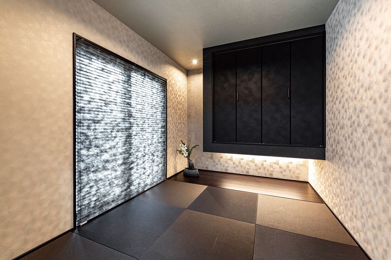 辰巳住宅 【間取り図あり/３LDK＋和室】間接照明が彩る平屋の建築実例画像8