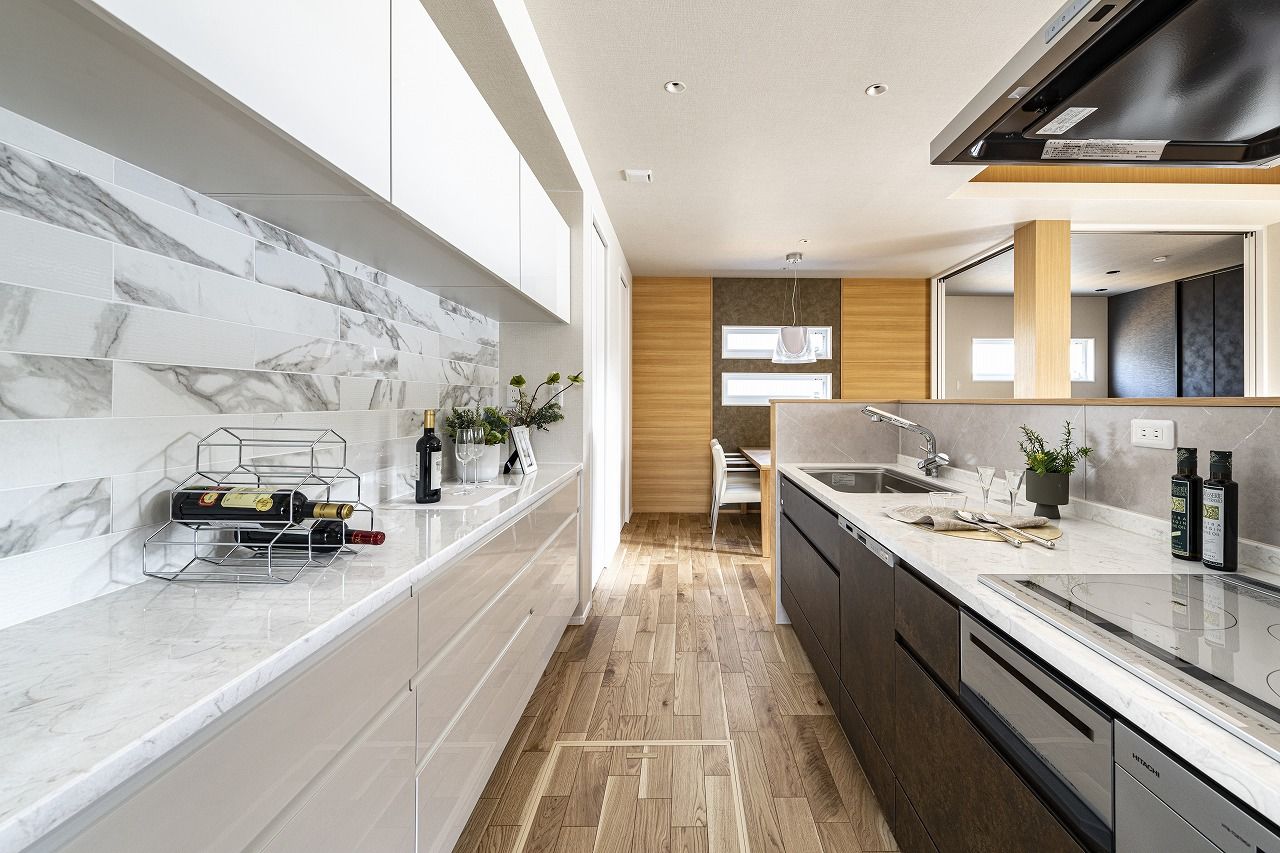 辰巳住宅 【平屋×31坪×間取り図有】ワンフロアで暮らすホテルライクな平屋の建築実例画像2