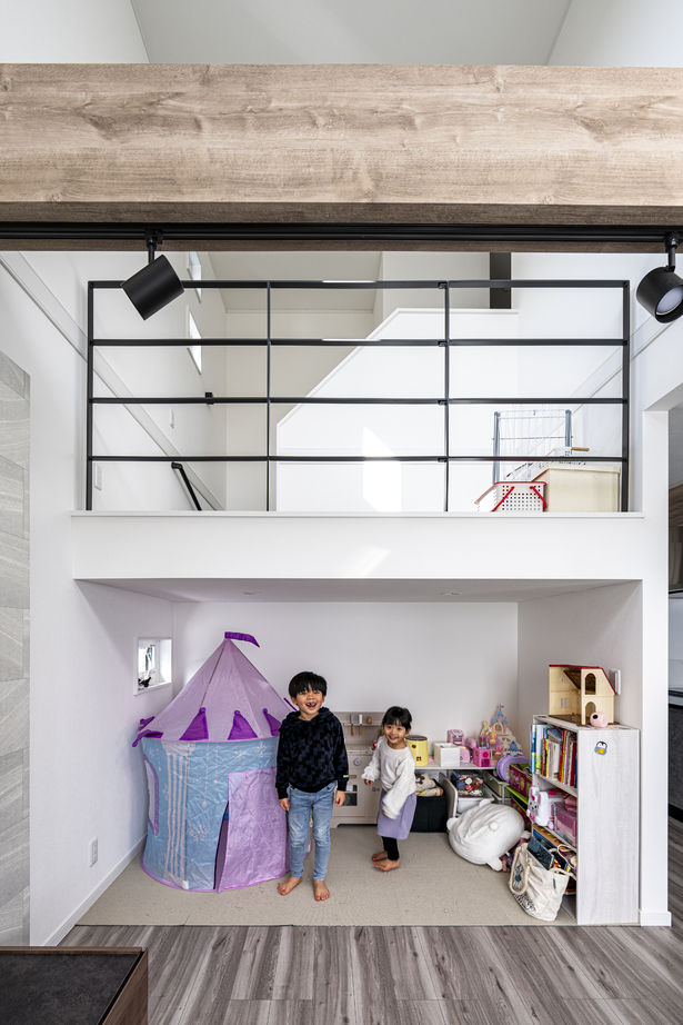 辰巳住宅 「キッズスペース＆ゲームルーム」暮らしを楽しむ家の建築実例画像8
