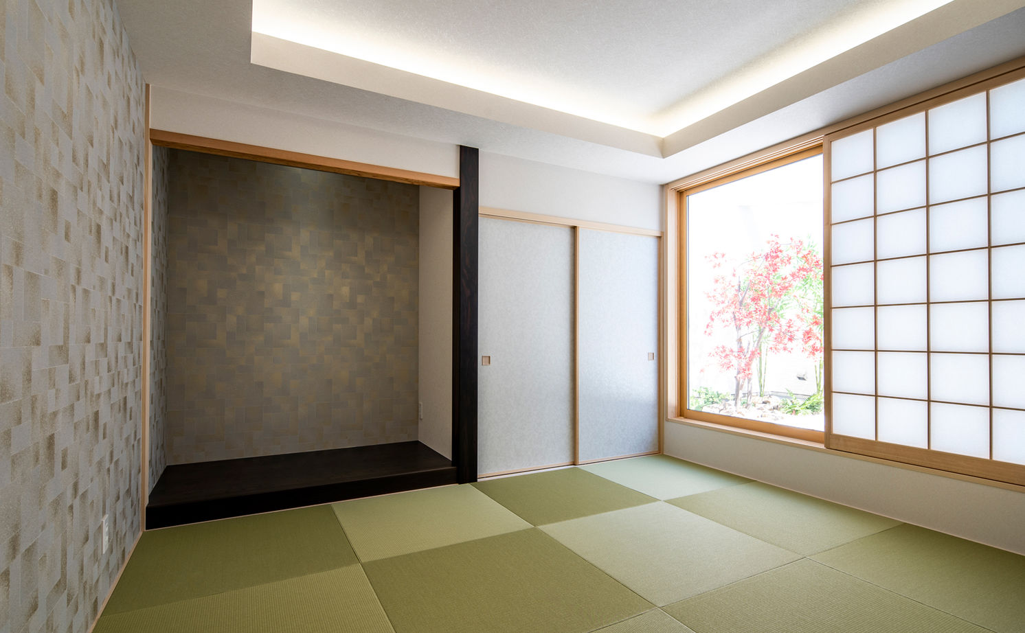 ロイヤルウッド 【100坪超×中庭×インナーガレージ】木造で4台分ガレージハウスと大開口を実現。一歩入ると圧倒的な開放感の建築実例画像13