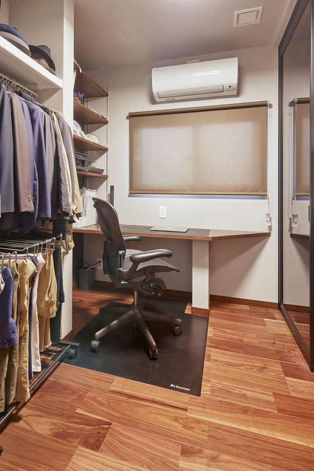 ロイヤルウッド 【95坪×二世帯住宅】凹凸のあるデザインと素材感が際立つ外観、室内の静寂。二世帯が心豊かに暮らせる邸宅の建築実例画像18