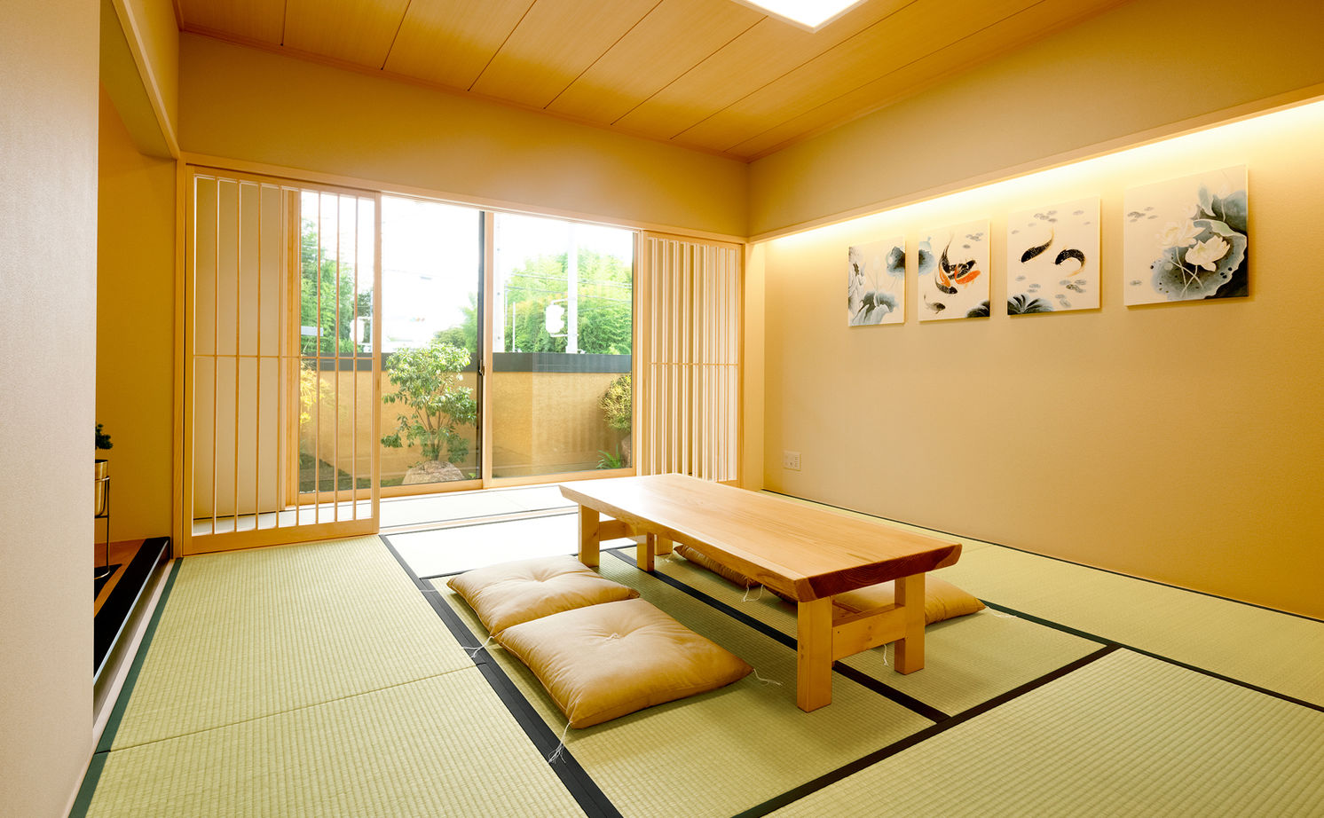 ロイヤルウッド 【38坪×平屋×非日常】家に帰るのが「旅」になる。水平ラインが際立つ平屋で、日常を離れてスイッチオフの建築実例画像15