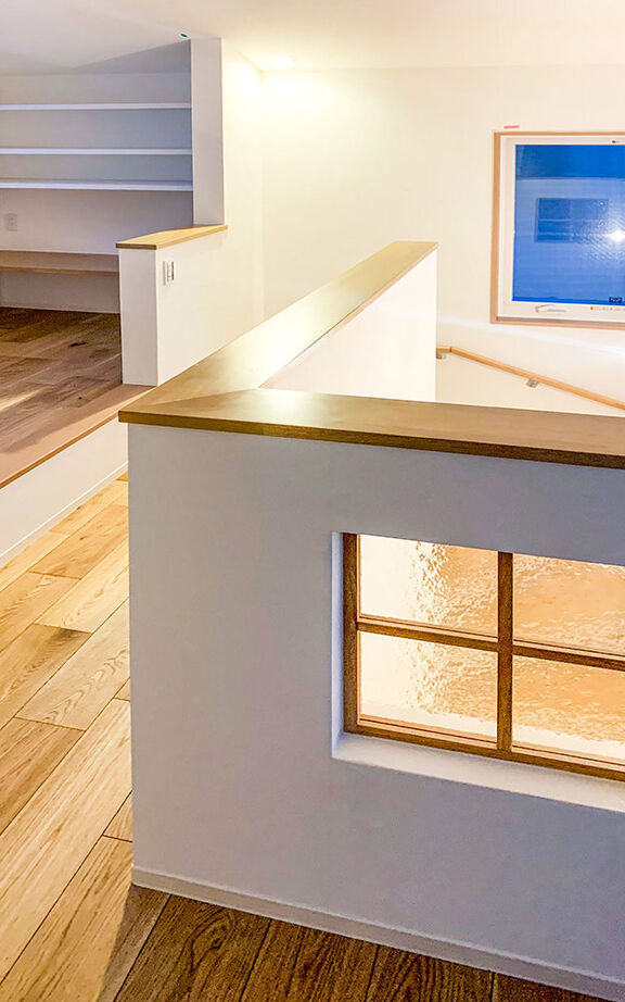 ロイヤルウッド 【37坪×無垢床×ナチュラル】光と風と木に包まれた心地いい家。ニッチや室内窓などナチュラルな造作も満喫の建築実例画像8