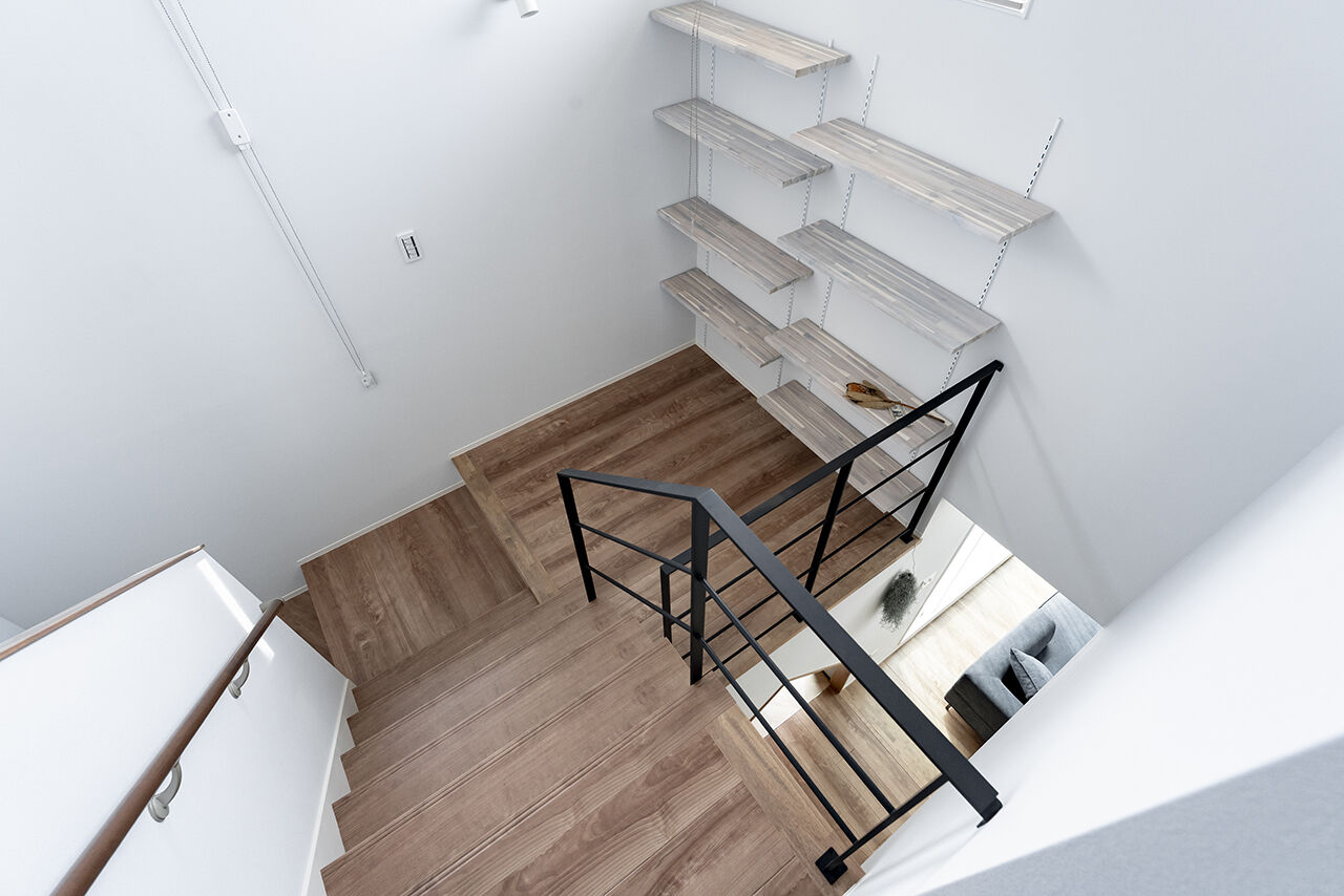 アントール 【3500万円～3999万円／ペット／ビルトインガレージ／間取図】スキップフロアとサンクンリビングが魅力の家の建築実例画像8