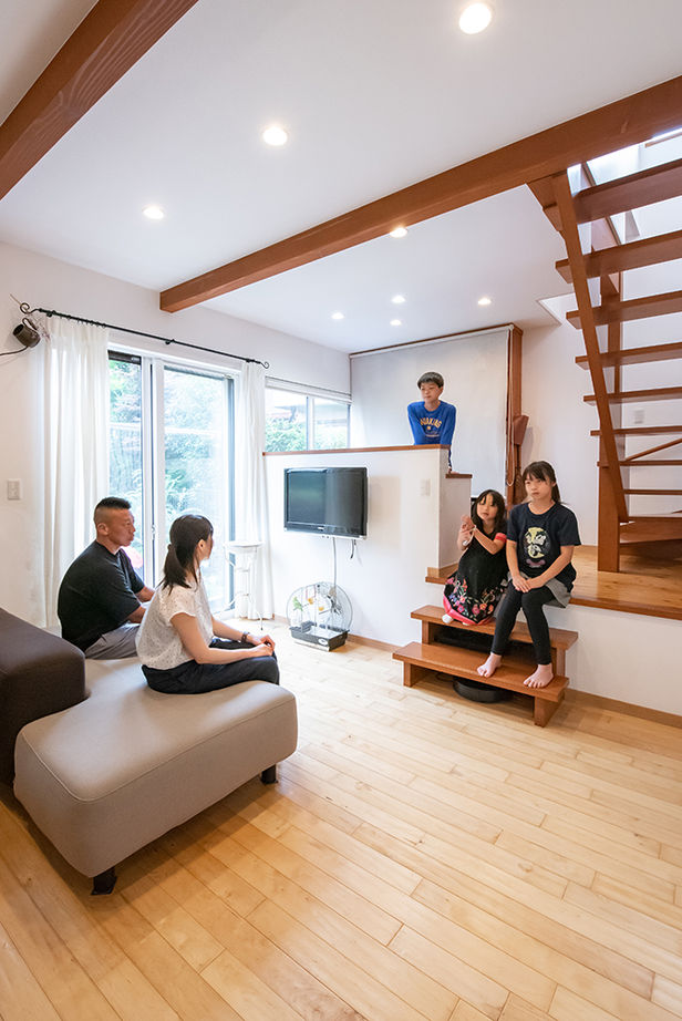 木のすまい工房 【2000万円台｜30坪｜スキップフロア】自分たちの想いを散りばめた、約30坪の家＜間取り図有＞の建築実例画像7