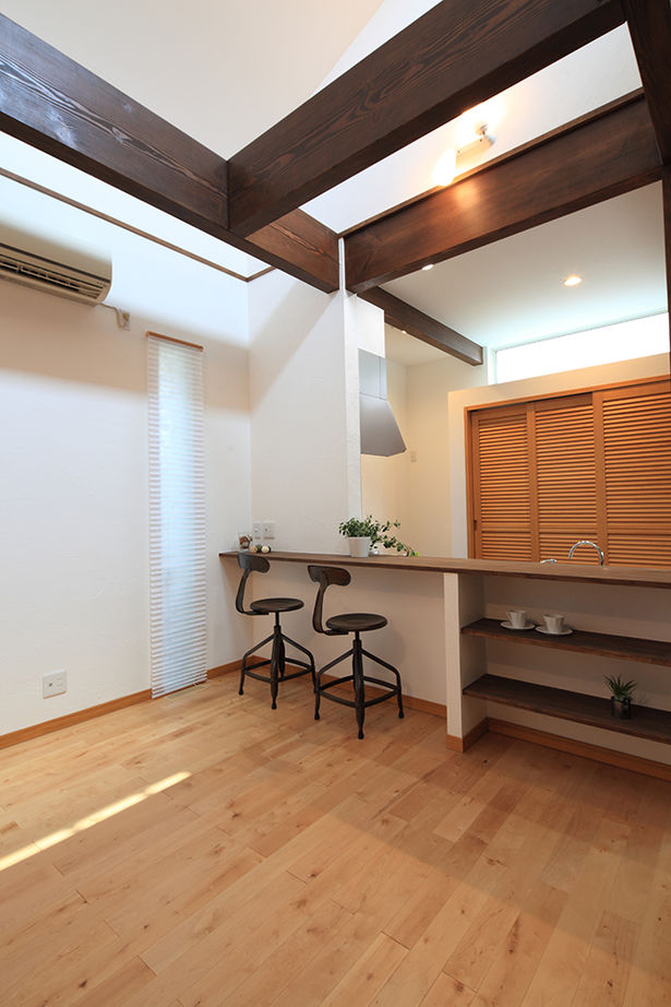 木のすまい工房 【1000万円台｜15坪｜平屋】延床面積約15坪。狭小地に建てた和モダンな平屋＜間取り図有＞の建築実例画像11