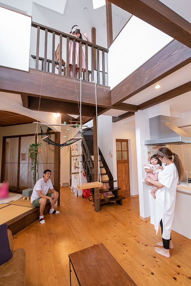 木のすまい工房 【2000万円台｜33坪｜吹き抜け｜和モダン】和と洋の調和。自然素材で建てるカフェ風の住まい＜間取り図有＞の建築実例画像8