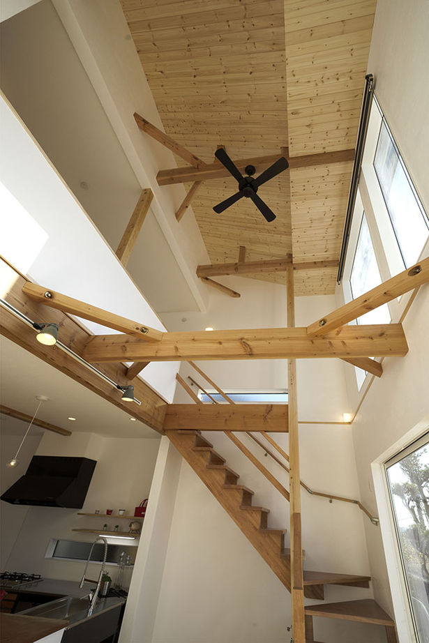 木のすまい工房 【2000万円台｜約30坪｜ビルトインガレージ】吹き抜けが心地よい、ペットと暮らすカフェ風の家＜間取図有＞の建築実例画像10