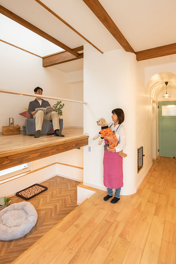 木のすまい工房 【2000万円台／ペット／賃貸併用／間取図有】飼い主とペットの関係を叶えた「ドッグサロン＆賃貸併用住宅」の建築実例画像2