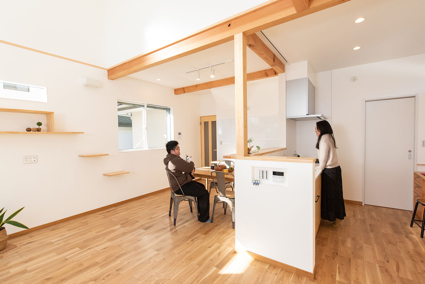 木のすまい工房 【2000万円台／平屋／ペット／自然素材／間取図有】愛猫と穏やかに暮らす明るい木の平屋の建築実例画像12