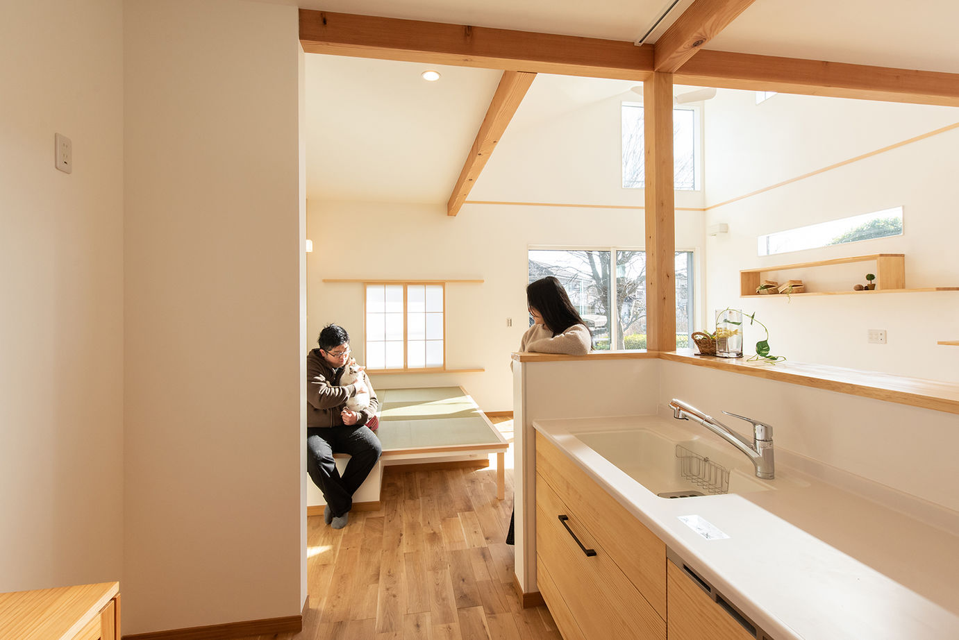 木のすまい工房 【2000万円台／平屋／ペット／自然素材／間取図有】愛猫と穏やかに暮らす明るい木の平屋の建築実例画像14