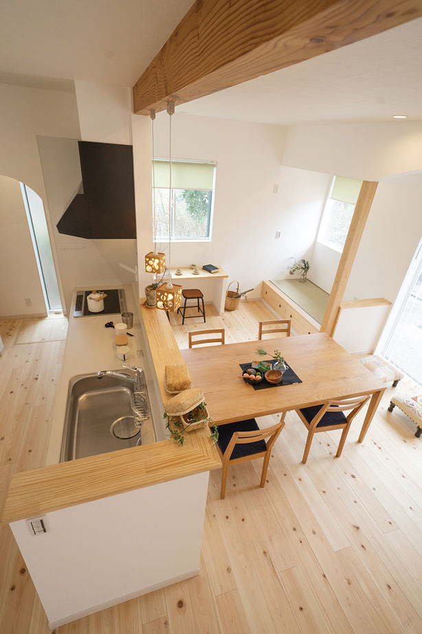 木のすまい工房 【2000万円台／平屋／延床29.1坪／間取図有】無垢材と漆喰により爽やかな空気に包まれ、健やかに暮らす平屋の建築実例画像8