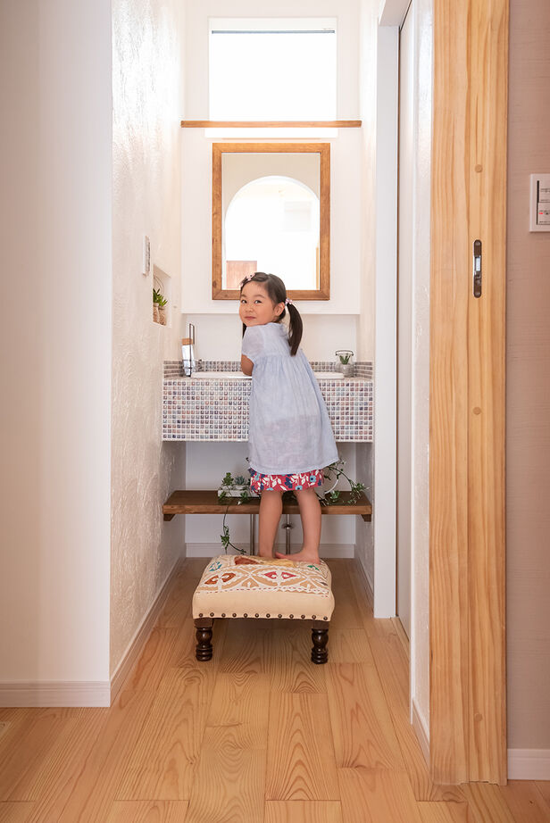 木のすまい工房 【2000万円台／2階リビング／間取図】溢れる光と開放感が嬉しい！敷地面積30.6坪に自然素材が心地いい家をの建築実例画像9