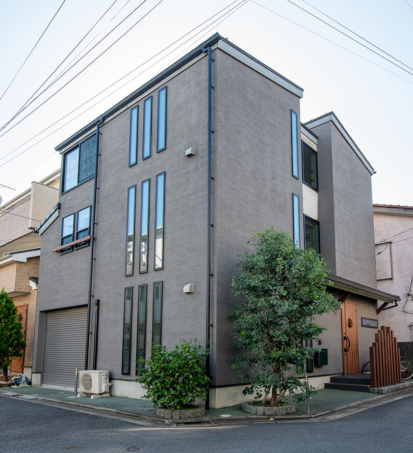 木のすまい工房 【3000万円台／狭小／3階建て／ビルトインガレージ／間取図】2階リビングはもちろん、家中を光が回るすまいの建築実例画像16