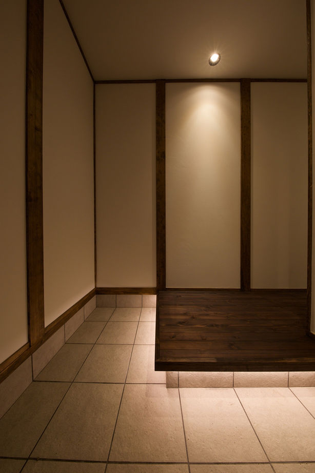 洛斗コーポレーション 【中庭/2階リビング/自然素材/子育て動線】北向き敷地でも光たっぷり。LDKに続く子ども部屋もポイントの建築実例画像9