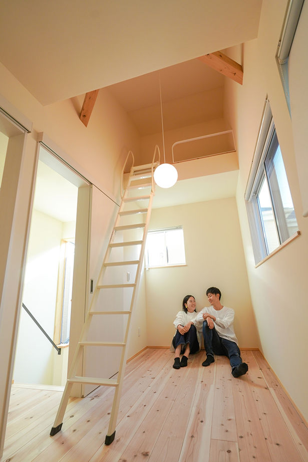 洛斗コーポレーション 【1000万円台/自然素材/ロフト】小さな2階建てに、間取りの工夫がいっぱい。「秘密基地」や趣味室も叶えたの建築実例画像17
