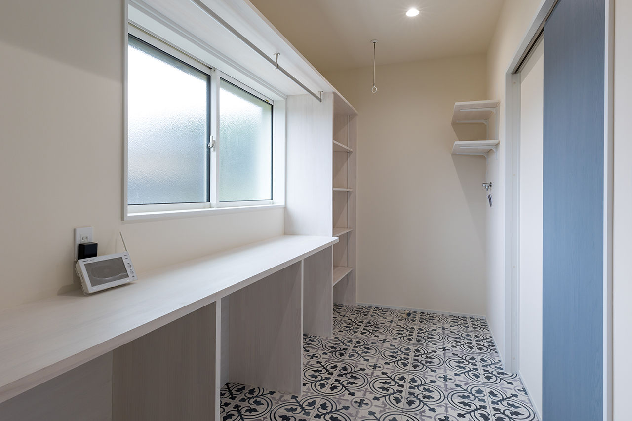 ヴィーヴル 【3000万円台×ドライウォール×3人で暮らす×間取り図】開放感とロフトが楽しいアメリカンな平屋の建築実例画像8